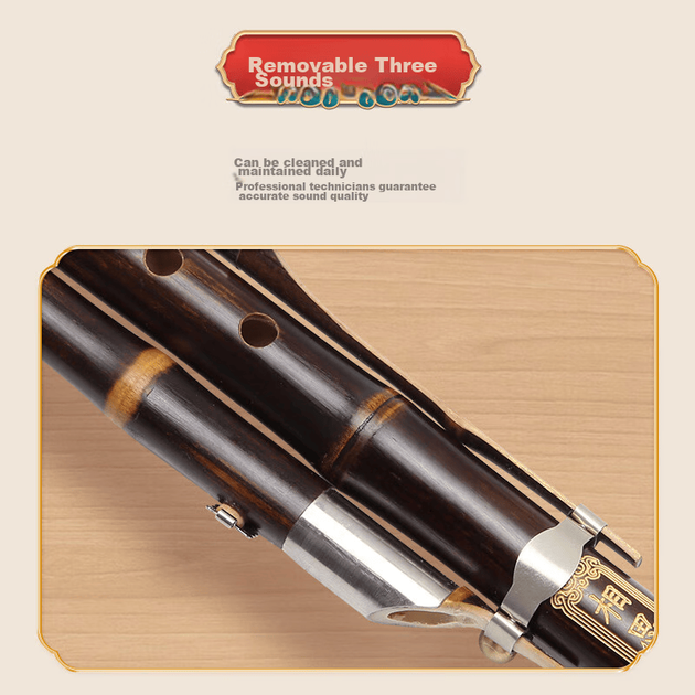 Мундштук Xiangsiniao Hulusi C Key Anti-Fall Natural Lacquer Ebony, призначений для початківців, дітей та учнів початкової школи - Фото 8 Мундштук Xiangsiniao Hulusi C Key Anti-Fall Natural Lacquer Ebony, призначений для початківців, дітей та учнів початкової школи - зображення 8
