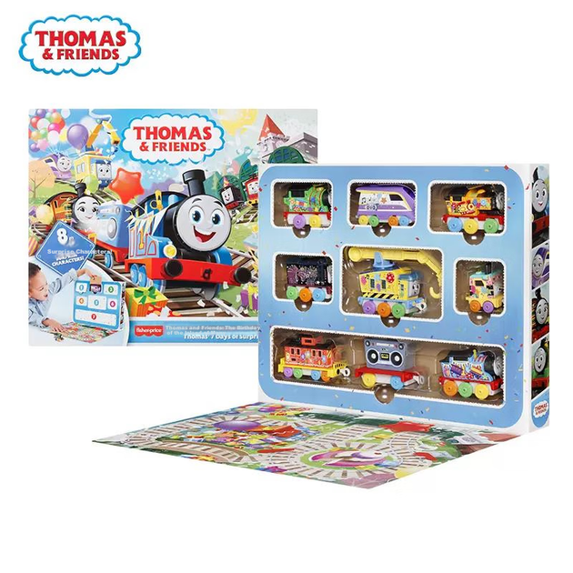 Подарок на день рождения от THOMAS&FRIENDS: Паровозик Томас на рельсах, поезд Duoduo Island, подарочная коробка HTN35. - зображення 4