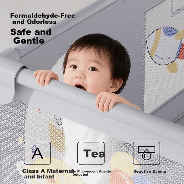 Дитячий манеж BabyBox, підлоговий килимок для повзання, огорожа, дитячий ігровий килимок для повзання, огорожа на землі - Фото 10 Дитячий манеж BabyBox, підлоговий килимок для повзання, огорожа, дитячий ігровий килимок для повзання, огорожа на землі - зображення 10
