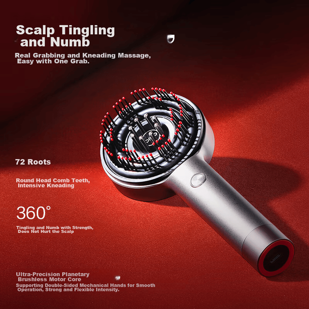 Расческа Breo Scalp3 массажная для кожи головы черная - изображение 8
