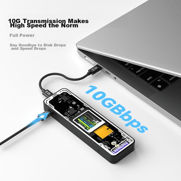 Корпус DOCKCASE для SSD M.2 NVMe умный, для iPhone 17 Pro - изображение 8