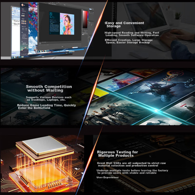 SSD диск Great Wall GW3500 1TB M.2 NVMe PCIe 3.0 x4 TLC - Фото 9 SSD диск Great Wall GW3500 1TB M.2 NVMe PCIe 3.0 x4 TLC - изображение 9