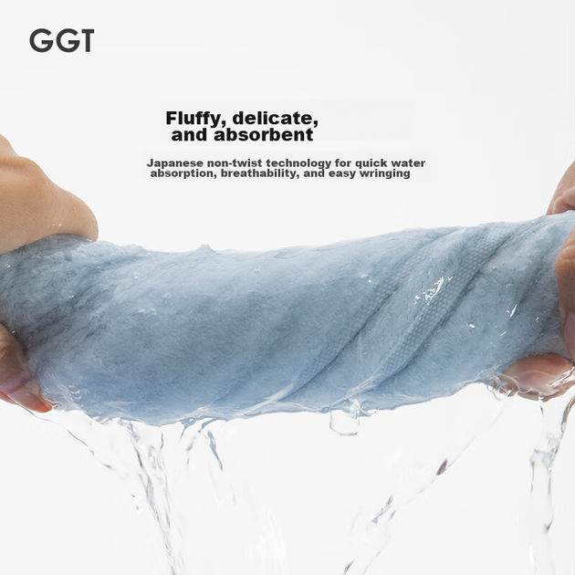 Квадратні рушники GGT Cotton Candy для обличчя та рук, для інтимної гігієни, дитячі, набір 3 шт, рожевий, фіолетовий, синій - зображення 10