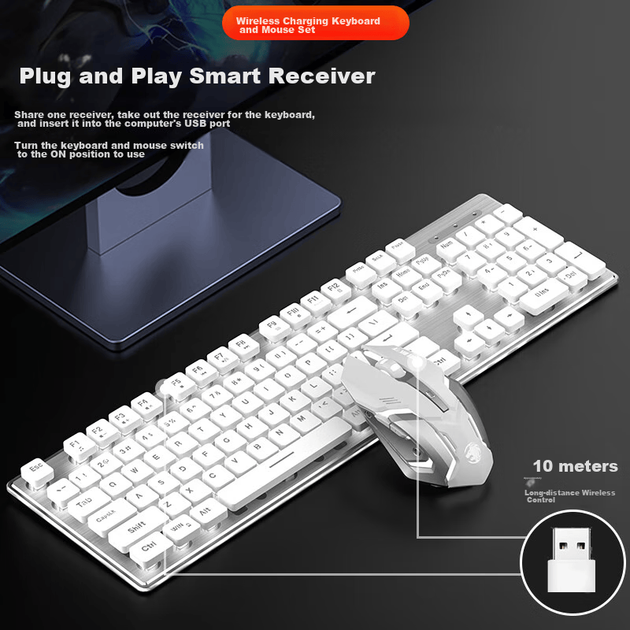 Комплект беспроводной EWEADN X7S Wireless White - изображение 6