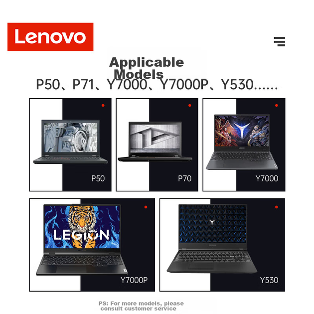 Зарядний пристрій Lenovo 170 Вт для Y7000/R7000/Y910, 20В 8.5А - зображення 9