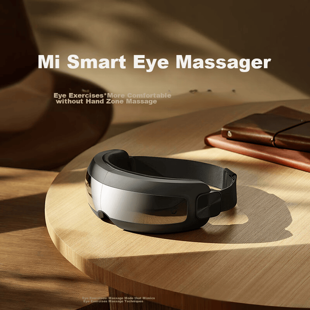 Умный массажер для глаз Mijia Xiaomi, термотерапия, маска для массажа глаз, визуализированный массажер, устройство для ухода за глазами с тепловым компрессом, практичный подарок на день рождения для парня, девушки, родителей - изображение 5