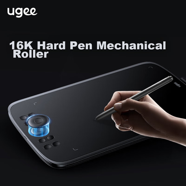 Цифровой графический планшет UGEE, чувствительность к нажатию 16K, портативная графическая панель, планшет для письма на компьютере, планшет для онлайн-уроков, доска для рисования, электронный планшет для рисования M908 - изображение 4