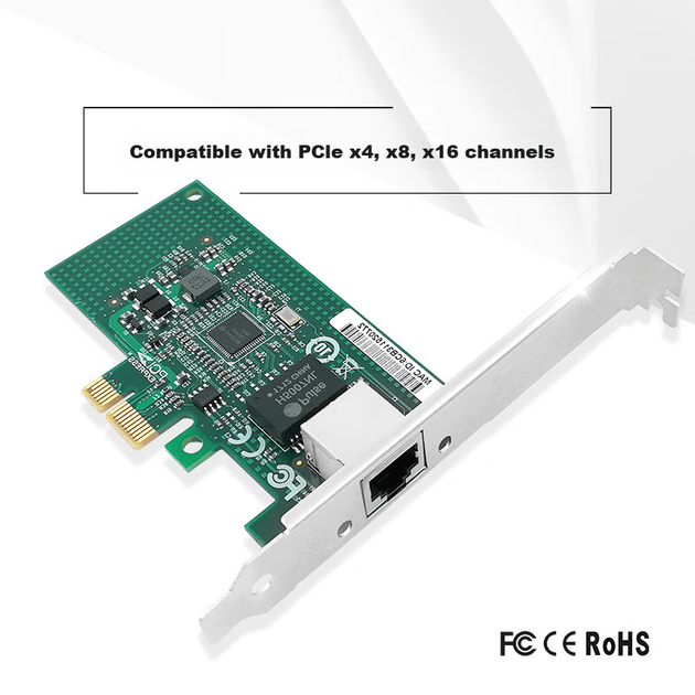 LR-LINK Lianrui LREC9204CT Гигабитная проводная сетевая карта для настольных компьютеров, однопортовый PCIe, чип Intel I210 - Фото 6 LR-LINK Lianrui LREC9204CT Гигабитная проводная сетевая карта для настольных компьютеров, однопортовый PCIe, чип Intel I210 - изображение 6