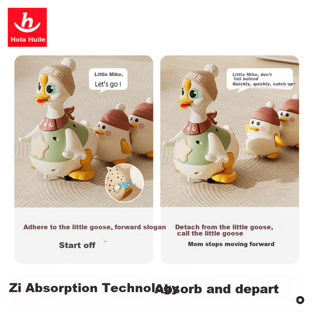 Игрушка для раннего развития HUILE TOYS Мама Гусыня и гусята - изображение 12