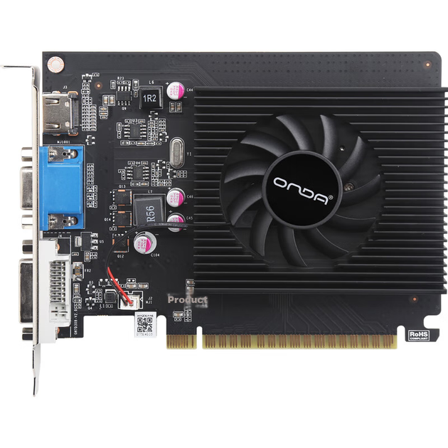 Видеокарта ONDA GT730K Dianfan 4GD3 V5, 902/1333 МГц, 4G/64 бит, предназначена для работы с офисными и развлекательными приложениями. - изображение 5