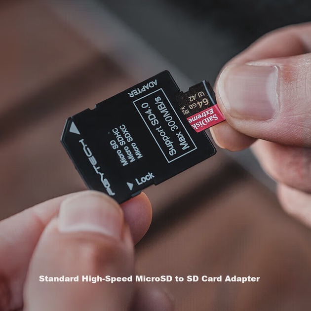 Картридер PGYTECH USB 3.2 Type-C для карт CFexpress Type A, SD и microSD, черный - Фото 4 Картридер PGYTECH USB 3.2 Type-C для карт CFexpress Type A, SD и microSD, черный - изображение 4