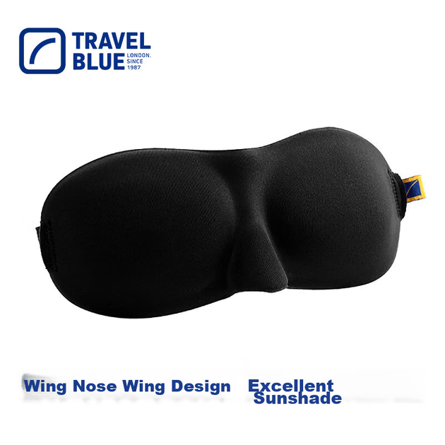 Маска для сна TRAVEL BLUE 3D светонепроницаемая дышащая - изображение 2