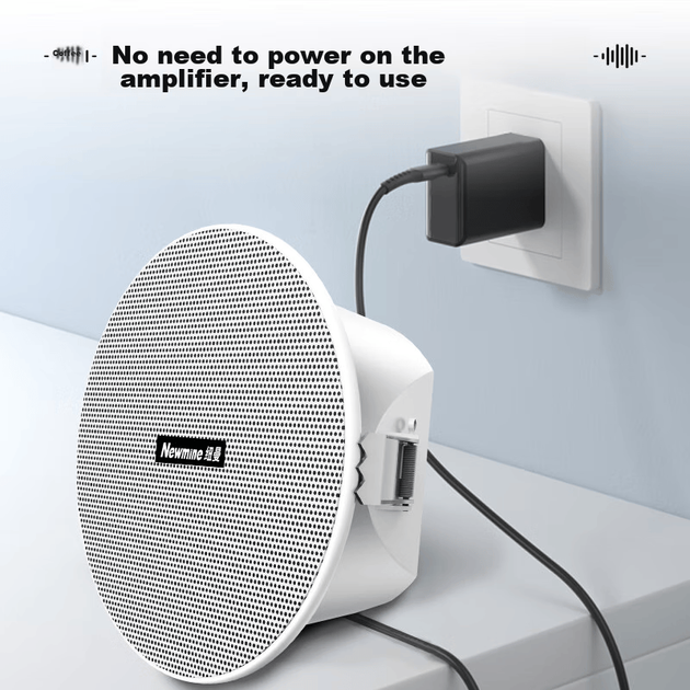 Newmine K-908A Бездротовий стельовий Bluetooth-гучномовець, гучномовець для підвісної стелі, система оповіщення для дому та бізнесу, головний блок - зображення 4