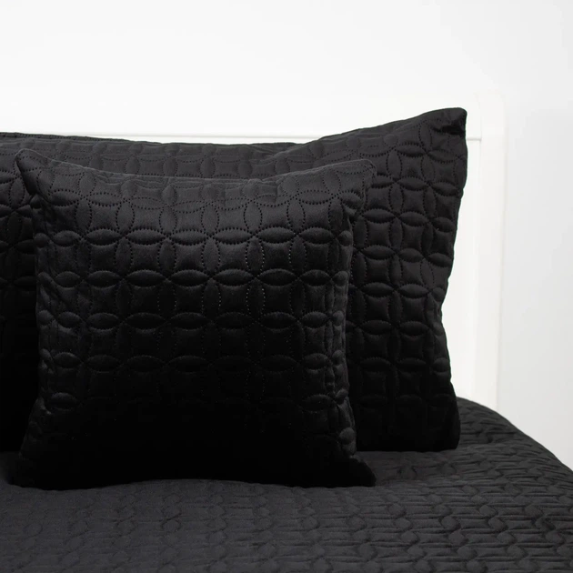 Покривало ТЕП "VELOUR" Чорний/Мозаїка, 150x210 - Фото 2 Покривало ТЕП "VELOUR" Чорний/Мозаїка, 150x210 - изображение 2