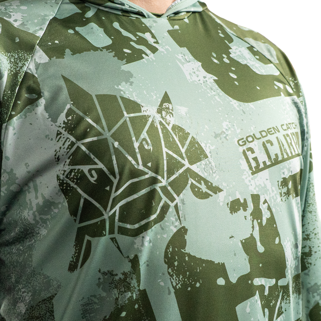 Джерси с капюшоном GC G.Carp Grunge Sun Hoodie 3XL - изображение 4