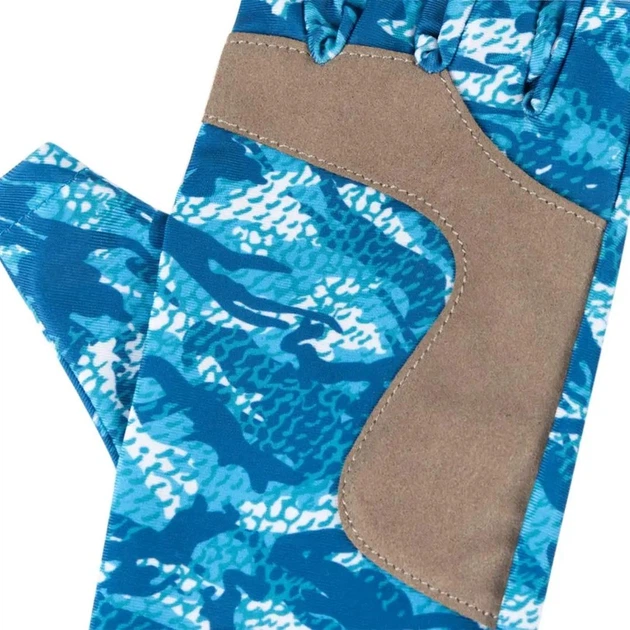 Рукавички Favorite Solar Fishing Gloves 5 Cut S/M White/blue - зображення 4