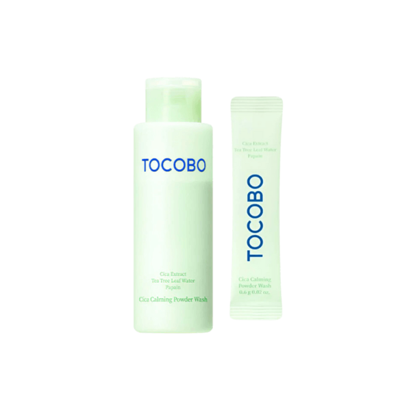 Энзимная пудра Tocobo Cica Calming Powder Wash для глубокого очищения кожи 0.6 г - изображение 2