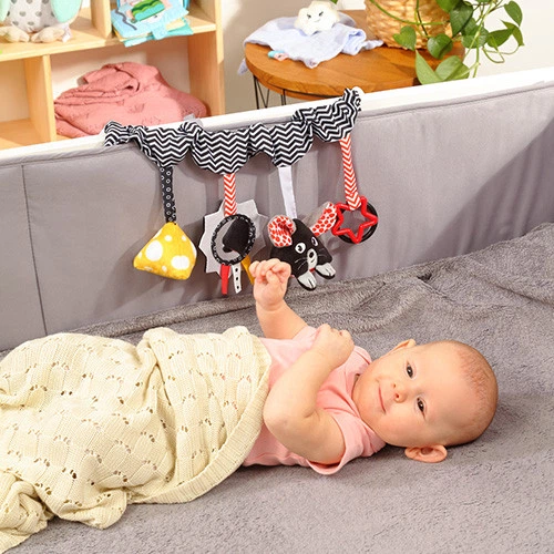 Игрушка-подвеска для малышей BabyOno Мишеня та сир - Фото 6 Игрушка-подвеска для малышей BabyOno Мишеня та сир - изображение 6