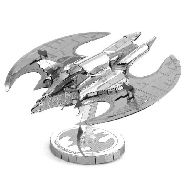 Металевий 3D конструктор "Бойовий автомобіль Batman 1989 Batwing", Metal Earth, MMS373 - Фото 4 Металевий 3D конструктор "Бойовий автомобіль Batman 1989 Batwing", Metal Earth, MMS373 - изображение 4