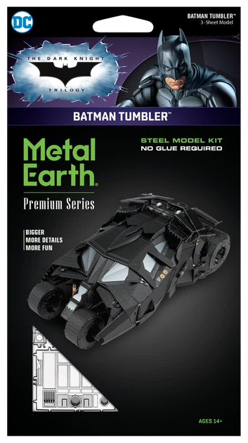 Металевий 3D конструктор "Бетмен - Бетмобіль Тумблер", Metal Earth, PS2006 - Фото 7 Металевий 3D конструктор "Бетмен - Бетмобіль Тумблер", Metal Earth, PS2006 - изображение 7