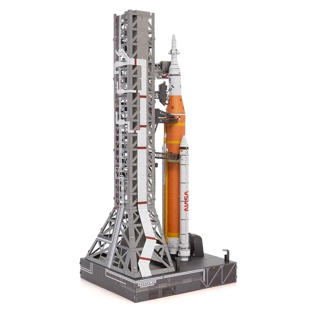 Металевий 3D конструктор "Ракета місії Артеміда-1", Metal Earth, PS2019 - Фото 4 Металевий 3D конструктор "Ракета місії Артеміда-1", Metal Earth, PS2019 - изображение 4