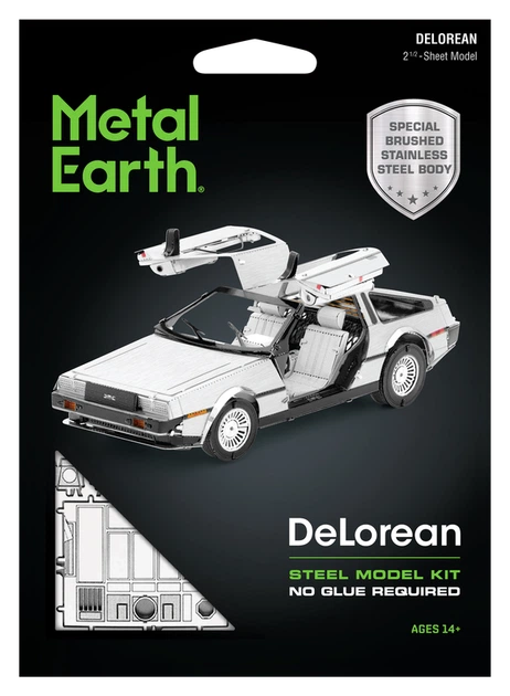 Металевий 3D конструктор "DeLorean", Metal Earth, MMS181 - зображення 7