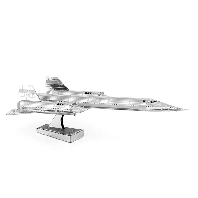 Металевий 3D конструктор "Літак SR71 Blackbird", Metal Earth, MMS062 - Фото 6 Металевий 3D конструктор "Літак SR71 Blackbird", Metal Earth, MMS062 - изображение 6