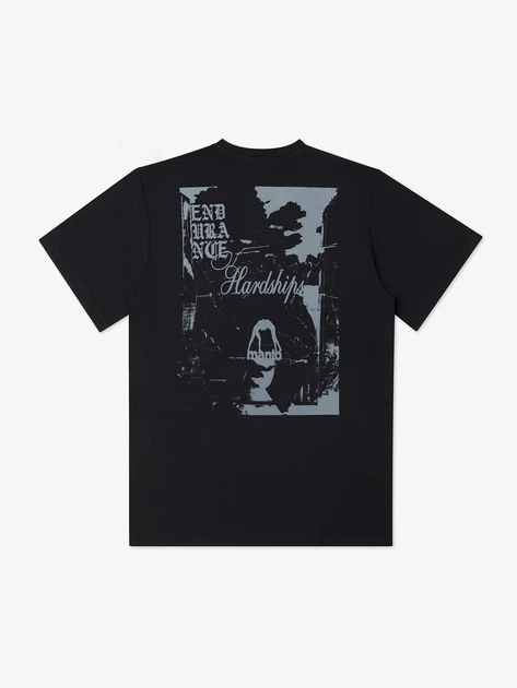 Футболка MANTO t-shirt RESOLVE black L - изображение 2