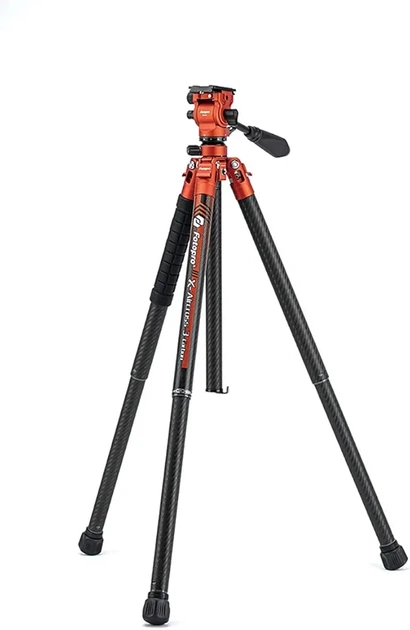 Fotopro X-Aircross 3 Lite Video карбоновый штатив 1.03 кг 154 см жидкостная головка Quick Lock для камеры и смартфона - изображение 4