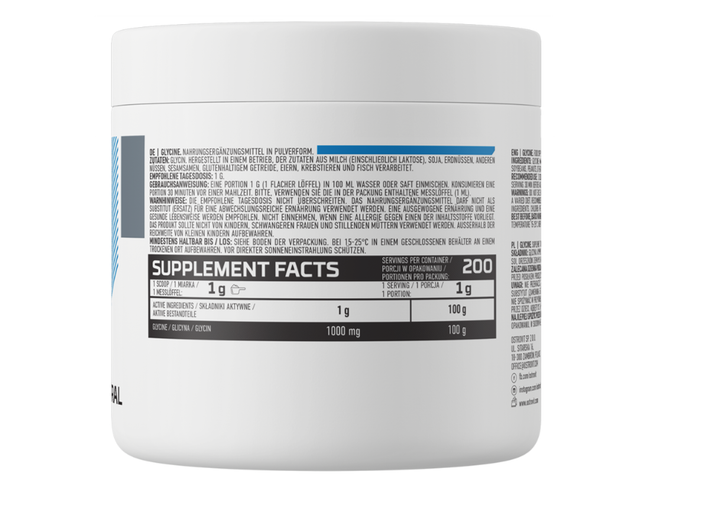 Глицин OstroVit Glycine 200 грамм - изображение 2