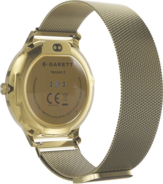 Smartwatch Garett Verona 2 Gold Mesh (5904238487020) - Zdjęcie 5 Smartwatch Garett Verona 2 Gold Mesh (5904238487020) - obraz 5