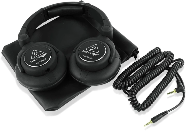 Słuchawki Behringer HPX6000 Profesjonalne słuchawki DJ-skie Zamknięte (5056141331201) - Zdjęcie 5 Słuchawki Behringer HPX6000 Profesjonalne słuchawki DJ-skie Zamknięte (5056141331201) - obraz 5