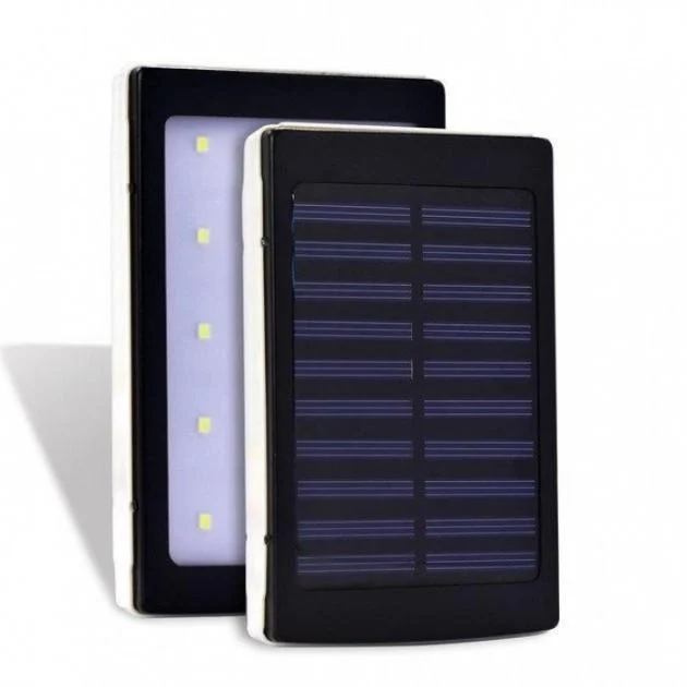 Повербанк на сонячній батареї UN-3102 SOLAR 40000mAh, Портативна мобільна зарядка Power Bank з LED 57674/00 - зображення 2
