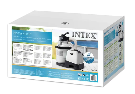Фильтр насос по уходу за бассейном Intex 26644 Песочная фильтровальная установка 5700л/час, 190 Вт - изображение 10