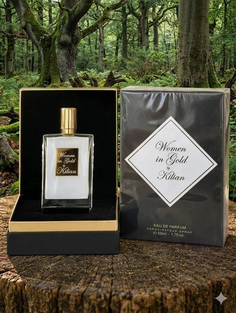 Нишевые женские духи Kilian Women In Gold 50 мл с ванилью и розой элегантный цветочный аромат нежный шлейф - изображение 2