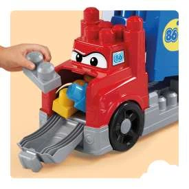 Ciężarówka Mega Bloks Buduj i ścigaj się + 2 samochody i klocki 19 elementów JFR29 2 (194735303977) - obraz 3