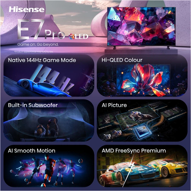 Телевізор Hisense QLED 100" 100E7S PRO - Фото 6 Телевізор Hisense QLED 100" 100E7S PRO - зображення 6