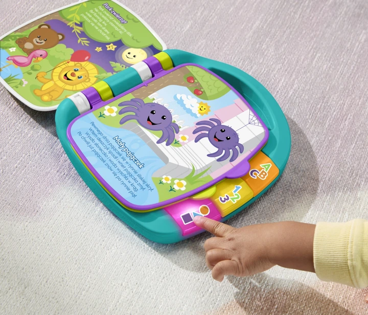Книга віршів Fisher-Price Вчись і смійся Польська версія (194735381067) - зображення 3