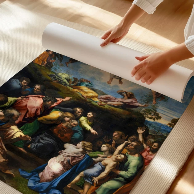 Постер Преображение Господне, Рафаэль, Raphael Santi, The Transfiguration, A3 42×28 см (id6954) - изображение 3