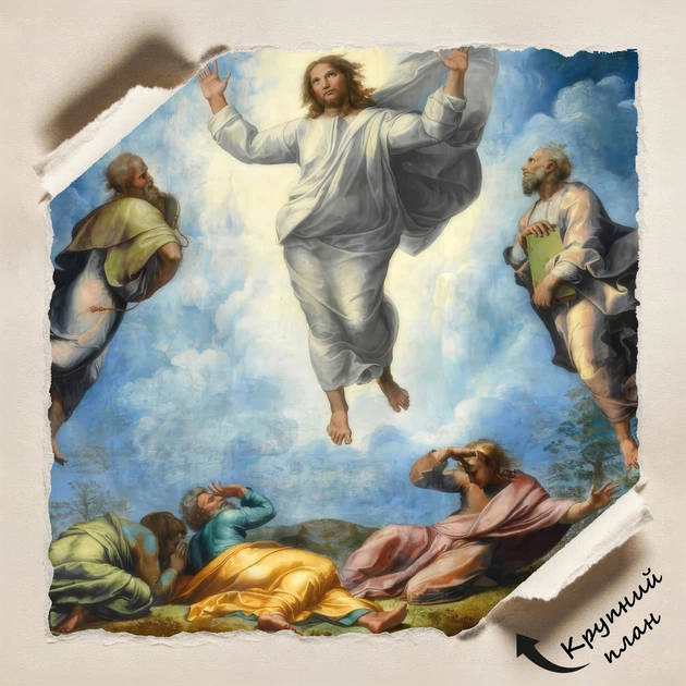 Постер Преображение Господне, Рафаэль, Raphael Santi, The Transfiguration, A3 42×28 см (id6954) - изображение 4