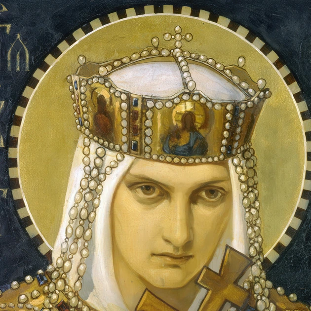 Интерьерная картина Княгиня Ольга, Бруни Николай, 30×30 см (id6986) - изображение 5