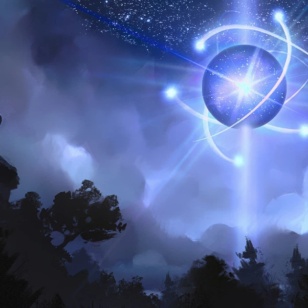 Интерьерная картина Дота 2, Висп Ио, Io the Wisp, Dota 2, плакат для геймера, 28×42 см (id6918) - изображение 4