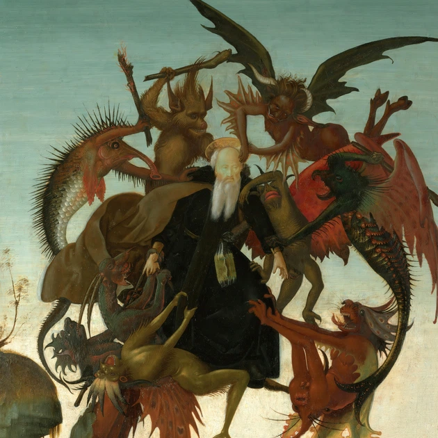 Інтер'єрна картина Мікеланджело, Муки Святого Антонія, Michelangelo, Torment of Saint Anthony, 42×30 см (id6953) - зображення 5