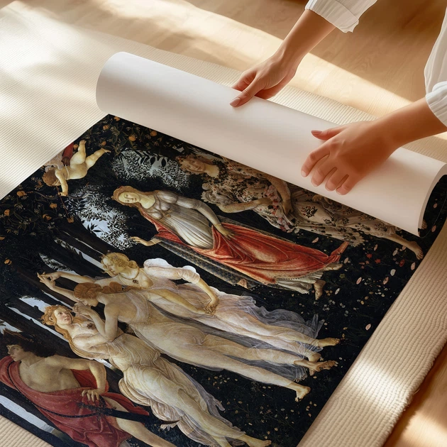 Постер Сандро Боттичелли, Весна, Sandro Botticelli, Primavera (Spring), A3 28×42 см (id6961) - изображение 3