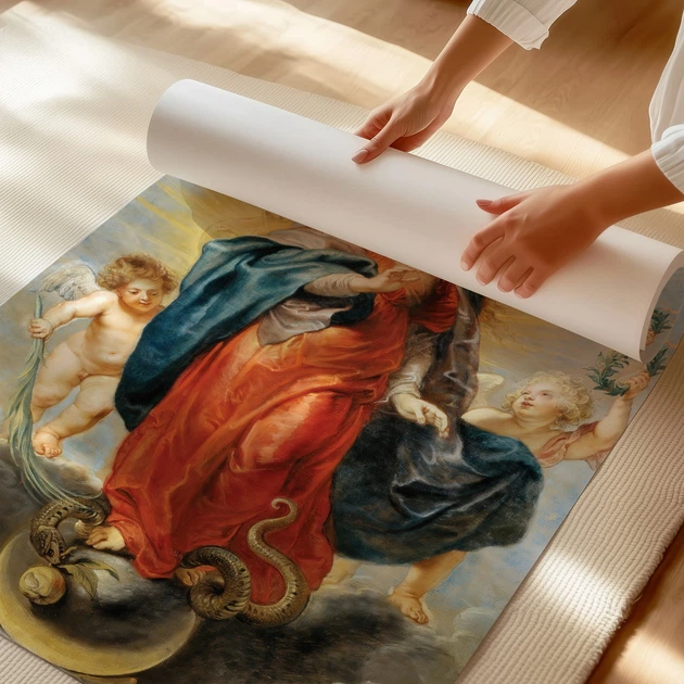 Постер Дева Непорочного Зачатия, Рубенс, Rubens, Virgin of Immaculate Conception, A3 42×28 см (id6990) - изображение 3