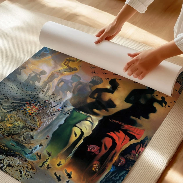 Постер Галюциногенний тореадор, Сальвадор Далі, Salvador Dalí, Hallucinogenic Toreador, абстракціонізм, A3 40×30 см (id6997) - зображення 3