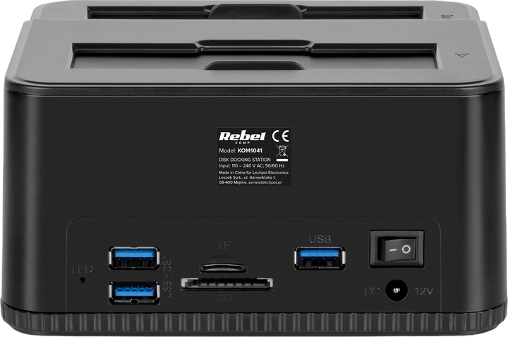 Док-станція Rebel HDD/SSD USB 3.0 (5901890129275) - зображення 2
