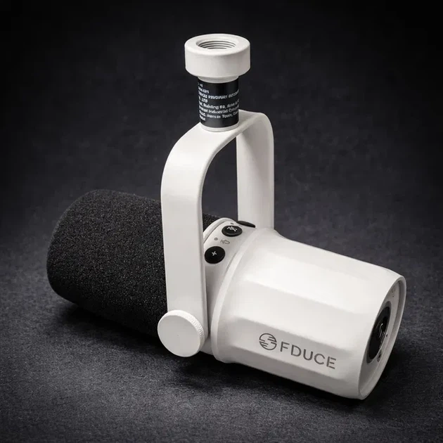 Динамический микрофон FDUCE SL40 USB/XLR (белый) - Фото 1 Динамический микрофон FDUCE SL40 USB/XLR (белый) - изображение 1