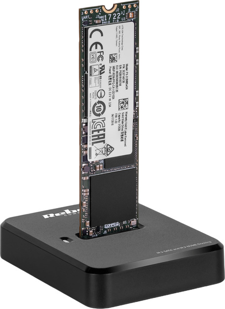 Stacja dokująca Rebel NVME M2 (Mkey+ B+Mkey) USB-C (5901890129299) - obraz 5