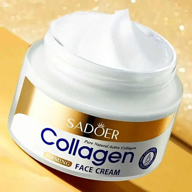 Крем для обличчя SADOER Pure Natural Active COLLAGEN Firming Face Cream, 60 мл (6942349751936) - зображення 3